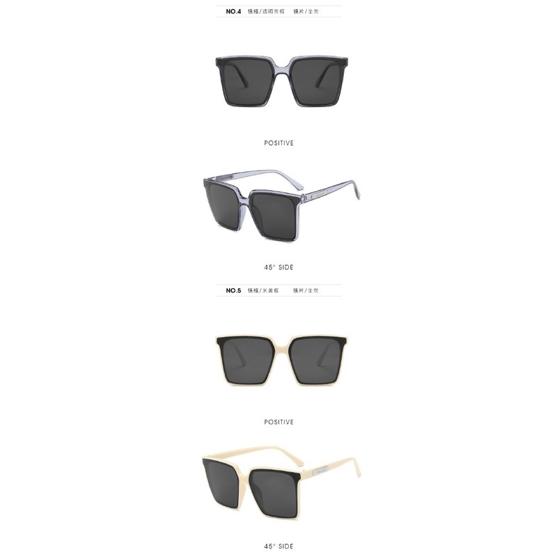 (KIQI-FASHION) COD Kính Mát Mắt Mèo Chống Tia UV Thời Trang Hàn Quốc