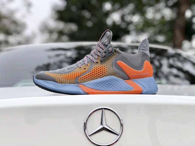 [ Full Box ] - Giày Thể Thao Nam Adidas Aphabounce Bản Mới Nhất 2020 - Phiên Bản Xám Cam | BigBuy360 - bigbuy360.vn