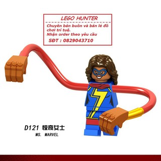 LegMarvel Superheroes Minifigures nhân vật Ms Marvel D 121