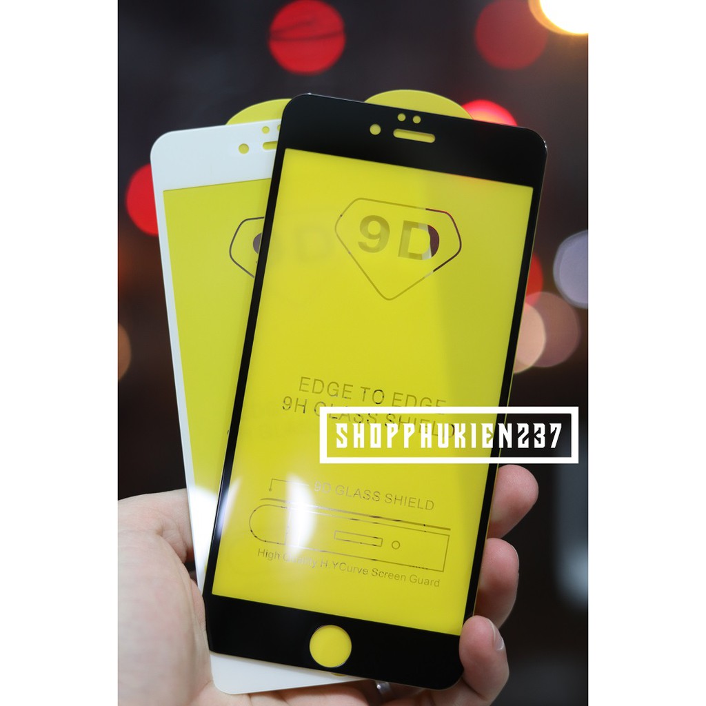 Kính Cường Lực Full Màn 9D Giá Rẻ Dành Cho Iphone 6 , 6s , 7 , 8 , 7 Plus , 8 Plus , Xr , Xs Max