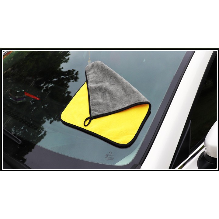 Khăn Lau Rửa Xe 💓𝐅𝐑?𝐄 𝐒𝐇𝐈𝐏 💓 Siêu Thấm Siêu Mịn Microfer 30x30 cm