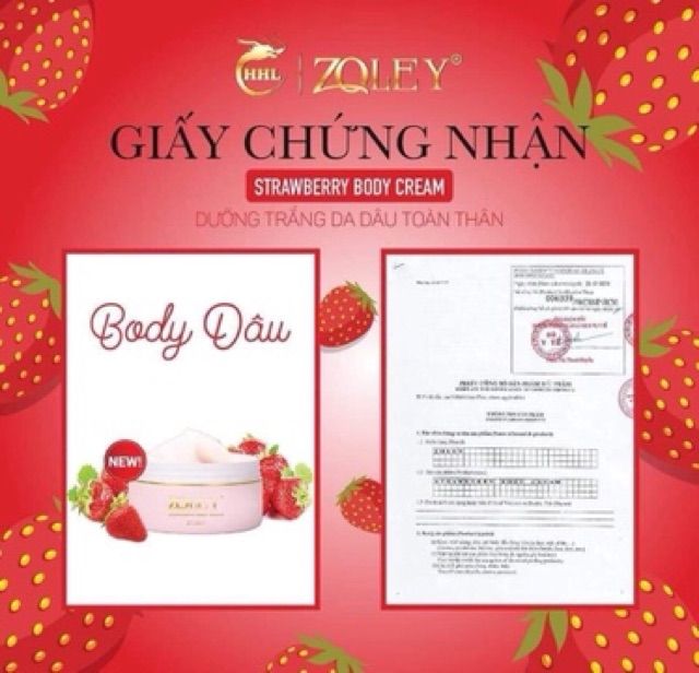 Body Dâu Zoley 200g