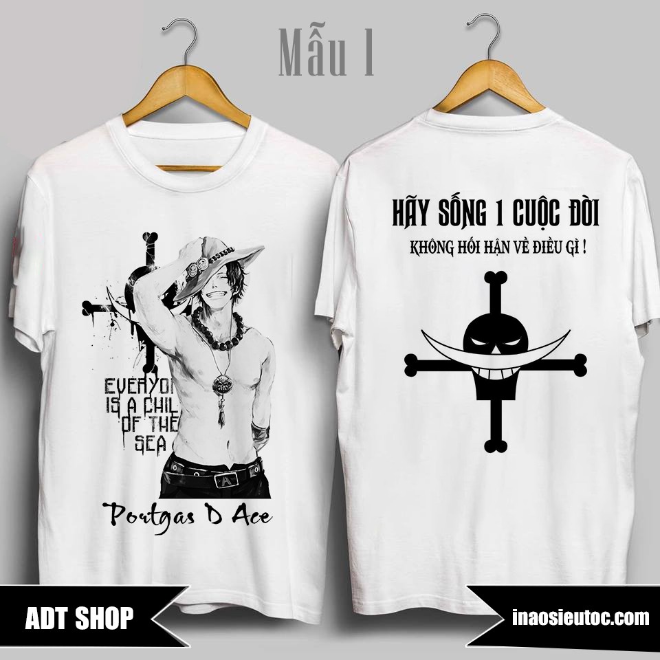 Áo thun áo phông One Piece - Anime - Naruto siêu ngầu giá siêu rẻ nhất vịnh bắc bộ