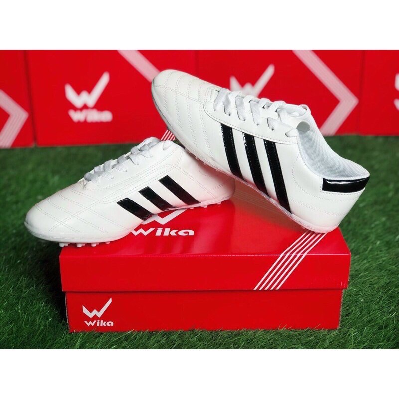 Giày đá bóng 3 sọc CT3 đá banh, giày bóng đá ba sọc sân cỏ nhân tạo đã khâu đế chắc chắn