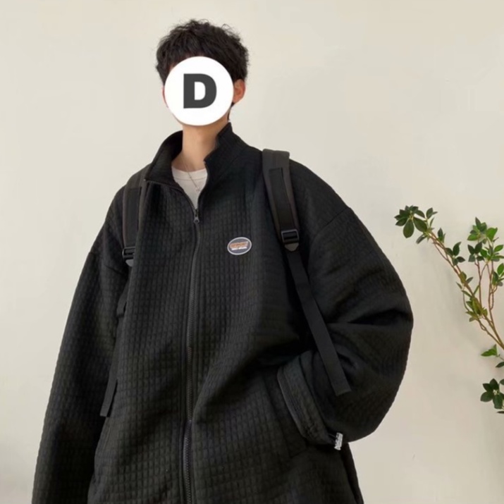 Áo Khoác Màu Trơn Tay Dài Dáng Rộng áo khoác nỉ Đơn Giản áo khoác nữ form rộng Phong Cách Hàn Quốc áo khoác Nam Nữ