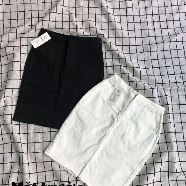Váy kaki trơn(ảnh tự chụp)