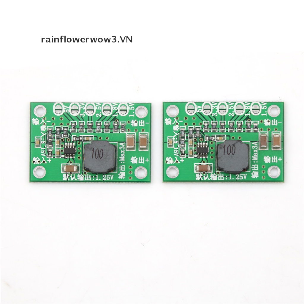 Mô Đun Hạ Áp DC-DC Từ 5~16V Xuống 1.5V 1.8V 2.5V 3.3V 5V 3A Chuyên Dụng