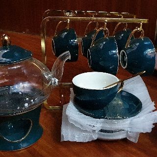 Bộ ấm trà chiều hoa bắc âu
