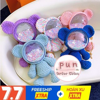 (ĐAN SẴN-Full mẫu) Túi đeo chéo full gấu #handmade trong suốt theo #trend #tiktok Trung Quốc