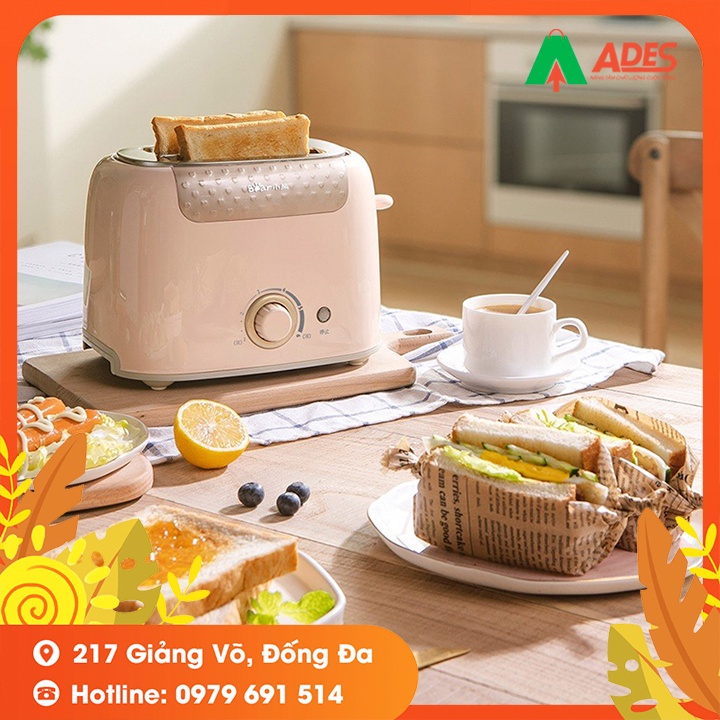 Máy Nướng Bánh Mì Bear DSL-601 - Bảo Hành Chính Hãng 18 Tháng - Làm Nóng Bánh Mì, Nướng Bánh - NEW 2021