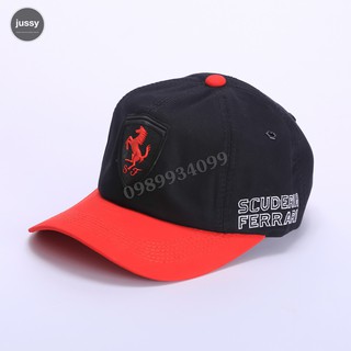 Nón Mũ Lưỡi Trai Ferrari - Mũ Lưỡi Trai Thể Thao- Nón Kết Rẻ Đẹp ^_^