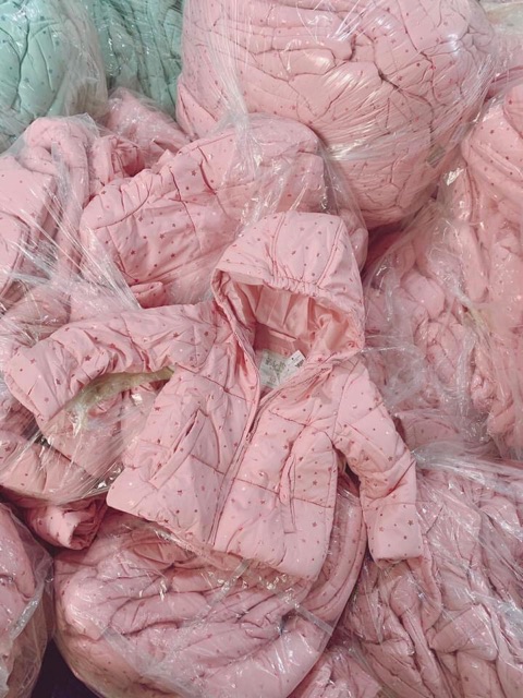 Áo phao ngôi sao bé gái real.kids