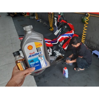 Nhớt Shell Advance Ultra 10W40 (100ml) 320011