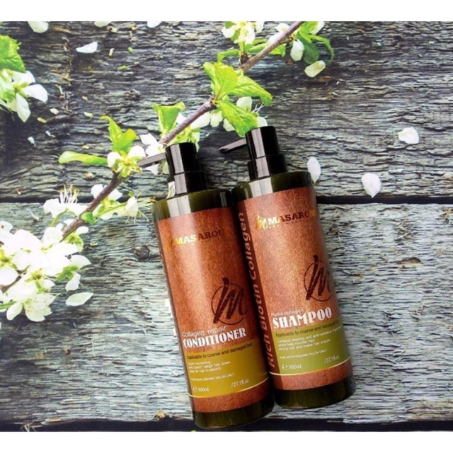 Dầu gội xả Marsaroni Biotin Collagen - 500ml