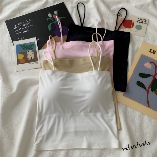 Áo Ống Hai Dây Có Mút Đệm Ngực Phong Cách Hàn Quốc Thời Trang Cho Nữ | BigBuy360 - bigbuy360.vn