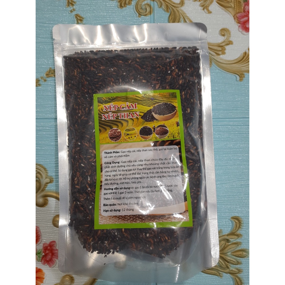 Gạo Nếp cẩm Điện Biên- Gạo nếp than- hàng loại 1 Thơm Dẻo Ngon 1kg | BigBuy360 - bigbuy360.vn