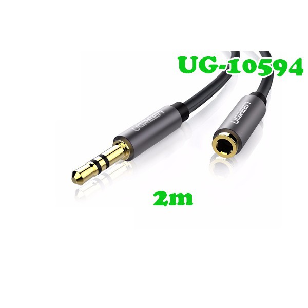 Dây AV nối dài 3.5mm mạ vàng dài 2m UGREEN AV118 10594