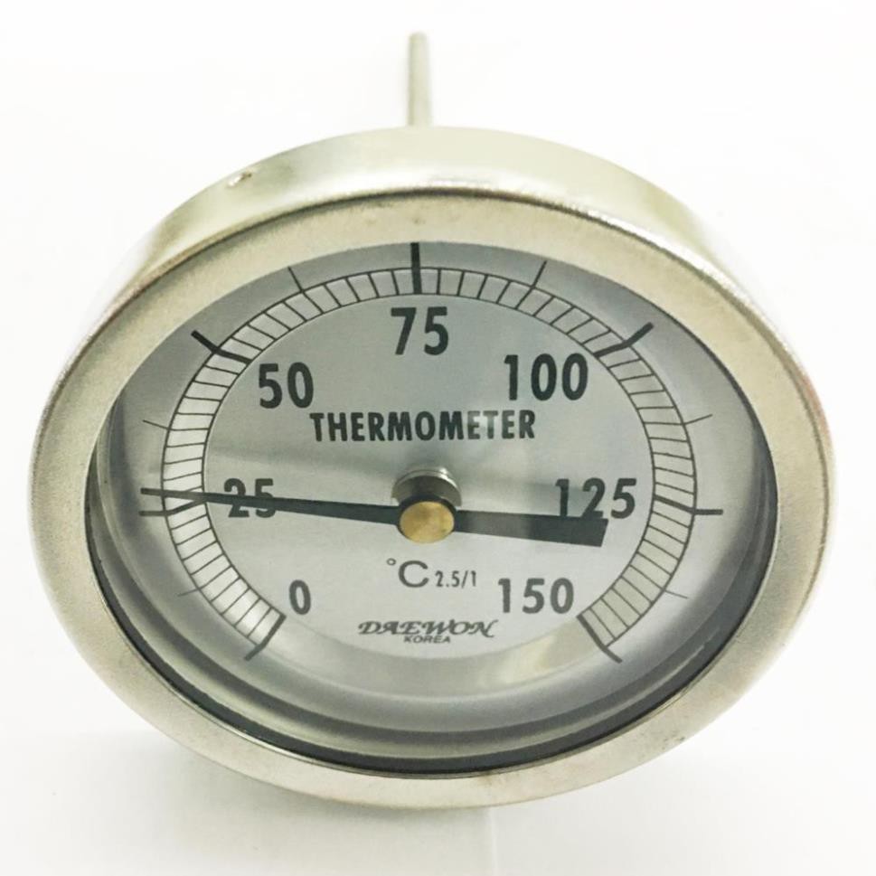 Đồng hồ đo nhiệt độ inox 100, 150, 250, 350, 500 DAEWON dùng để đo nhiệt độ phòng, nhiệt độ không khí, lò hơi, nhiệt độ