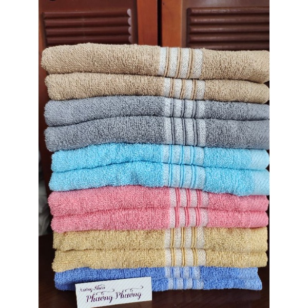 Khăn tắm cotton kích thước 50x100, sợi OE mềm mại, 100% cotton, nhiều màu tươi tắn. Dễ dàng chọn lựa.