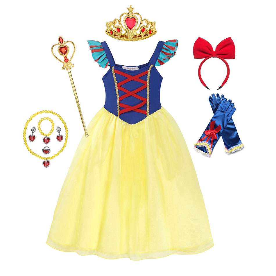 Đầm Hóa Trang Công Chúa Bạch Tuyết / Lọ Lem Cho Bé Gái