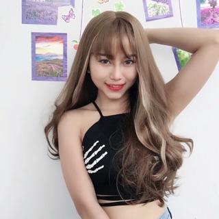 Tóc bộ line trắng