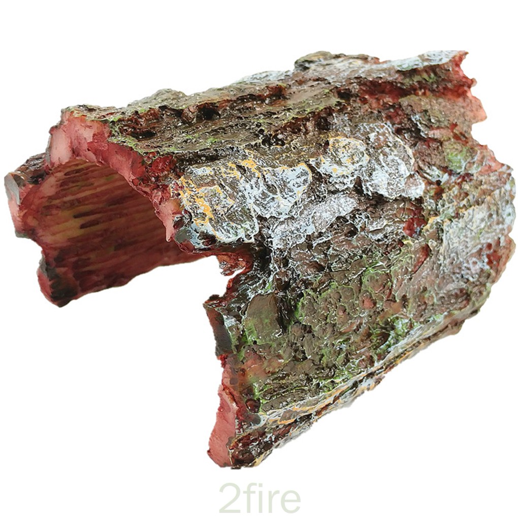 Đồ trang trí bể cá hình khúc gỗ sống động độc đáo