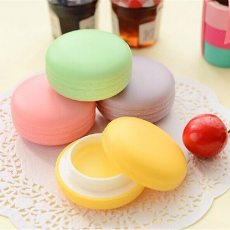 Hủ Đựng Hình Bánh Macaron 10G - Dùng Đựng Đồ Vật Nhỏ - Son - Trang Sức - Nhiều Màu Xinh