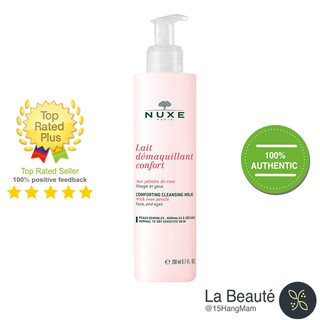 Nuxe Lait Démaquillant Confort - Sữa Tẩy Trang Cho Da Thường Đến Da Nhạy Cảm 200ml