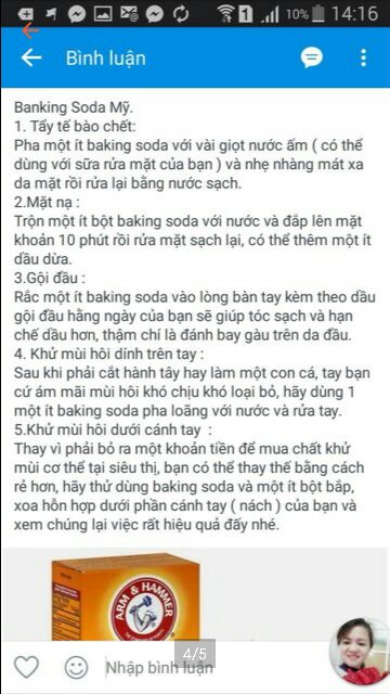 [GIÁ HỦY DIỆT] Bột baking soda