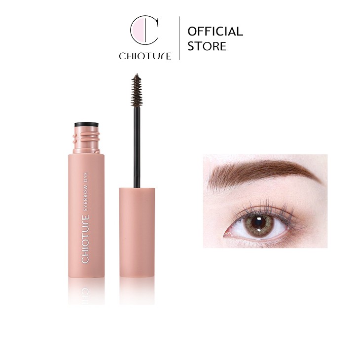 Mascara chuốt lông mày Chioture Eyebrow Dye cọ siêu mảnh chống thấm nước lâu trôi 4.5g