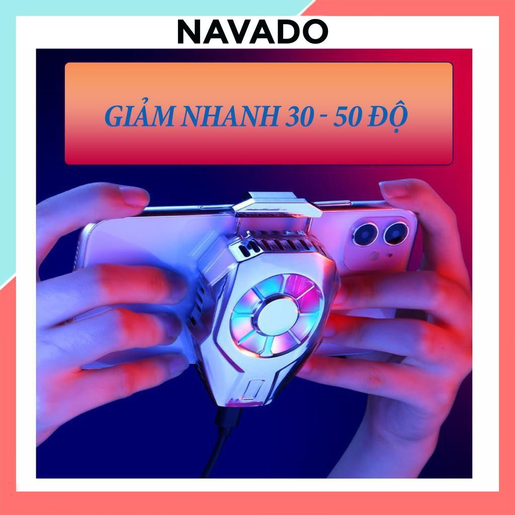 Quạt tản nhiệt Gaming sò lạnh  MEMO L01 siêu mát mini cho điện thoại iphone giá rẻ  SUVADO