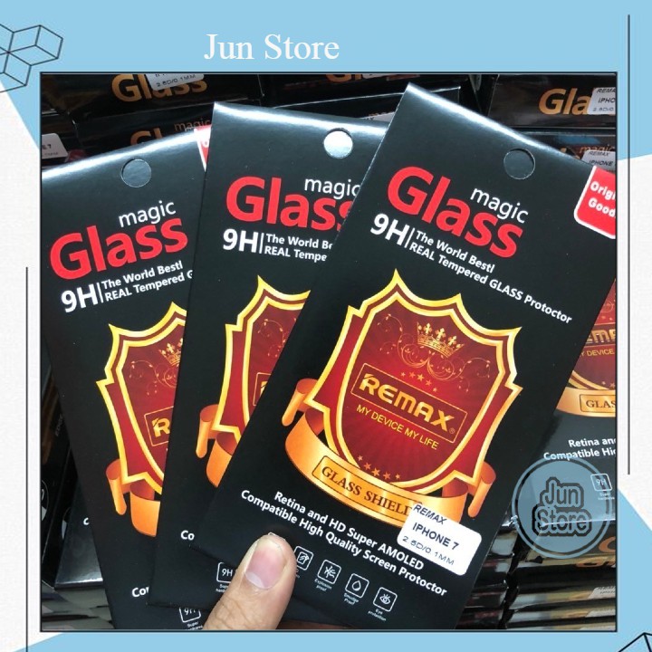 COMBO 10 KÍNH REMAX IPHONE 0.15mm đủ dòng 5/6/6+/7/7+X HÀNG CHÍNH HÃNG
