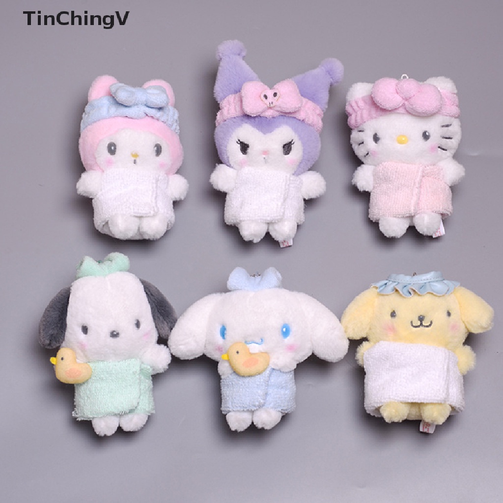 Búp Bê Nhồi Bông Hình Mèo Sanrio 10-20CM Dễ Thương