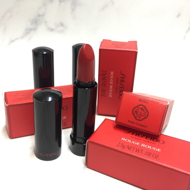 💋 SON SHISEIDO ROUGE ROUGE 2.5G 💋 Mini mà trọng lượng gần bằng full đó các chế Sa.le chỉ 1/4 giá full