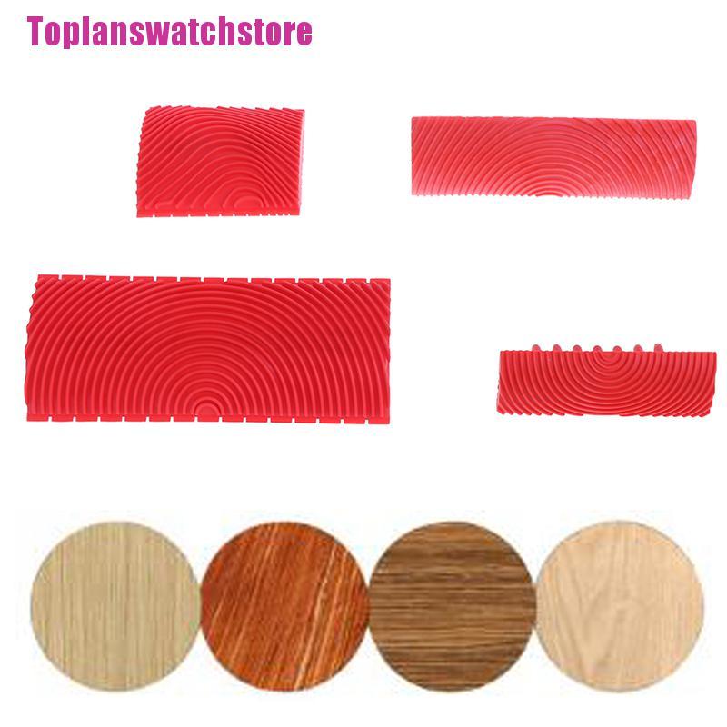 [Toplan] Cọ Sơn Tường Họa Tiết Vân Gỗ DIY