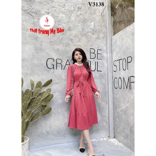 Váy đầm bầu dự tiệc ( hình thật)