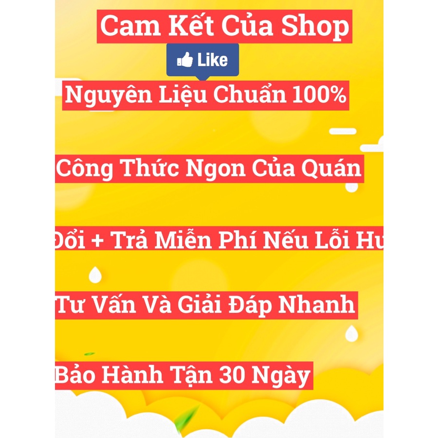 SET NGUYÊN LIỆU PHA TRÀ SỮA PHÚC LONG, THÁI XANH, ĐẬU BIẾC,THAN TRE,SOCOLA (10-15LY),MÃ TS0001