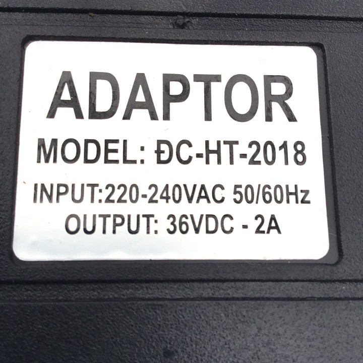 Bộ chuyển đổi nguồn điện adapter 36v DC 2A cho máy bơm phun sương