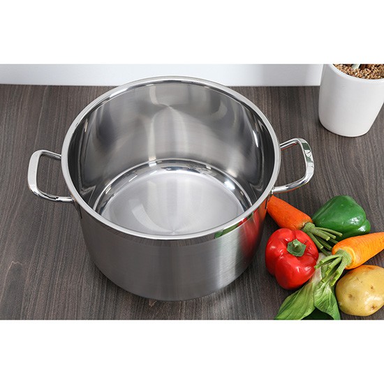 Nồi luộc gà Inox Fivestar đường kính 30cm thân cao 20cm dung tích 16 lít nắp Inox - Hàng chính hãng, bảo hành 60 tháng