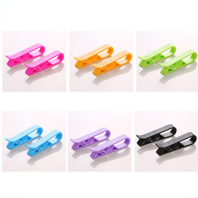 Set 2 kẹp nhựa cố định túi rác tiện lợi