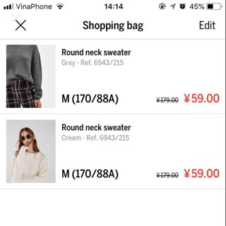 Áo len bershka