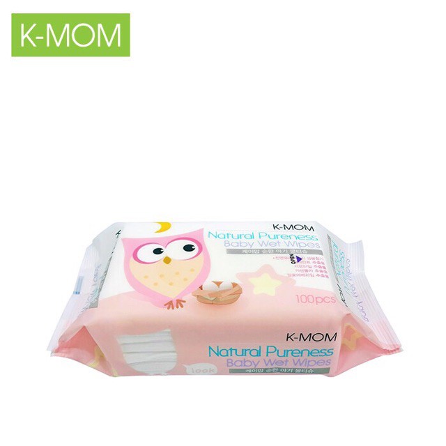 XẢ KHO (100TỜ/BỊCH)  KHĂN ƯỚT CAO CẤP KMOM HÀN QUỐC