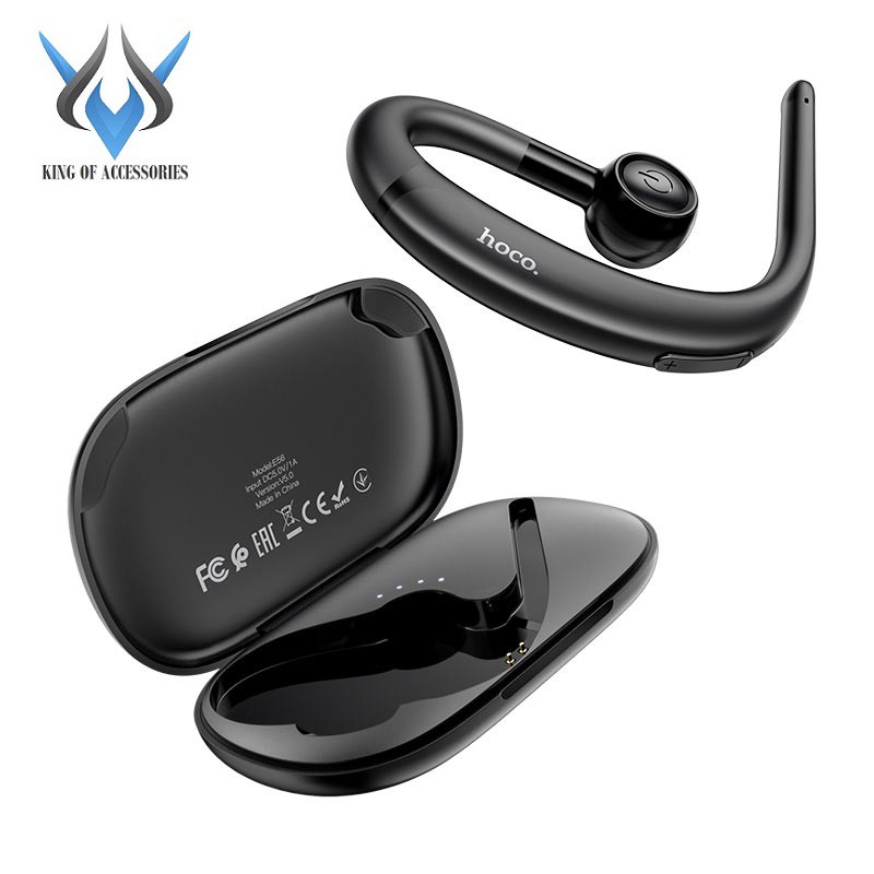 Tai nghe bluetooth Hoco E56 Shine V5.0 Dùng liên tục 10H (Đen)