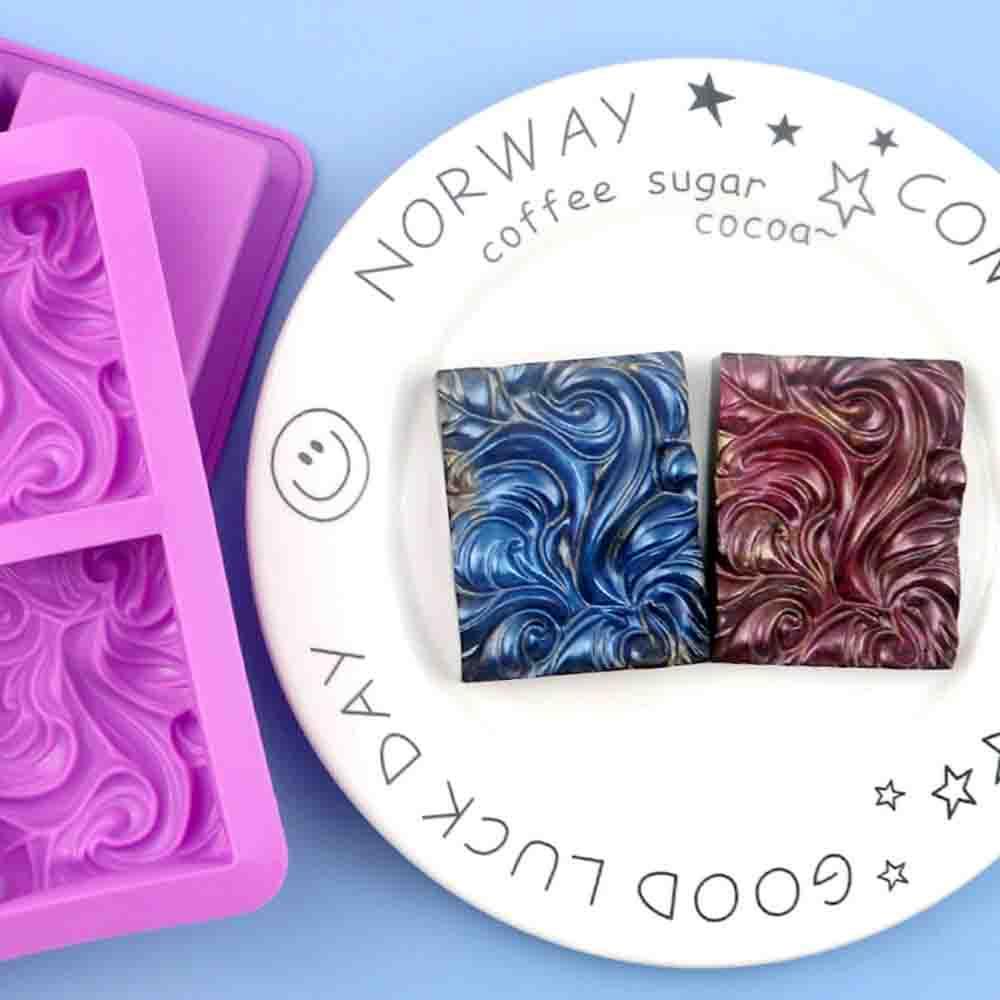 BORAG Khuôn Làm Xà Phòng Handmade Silicone 4 / 6 Ô