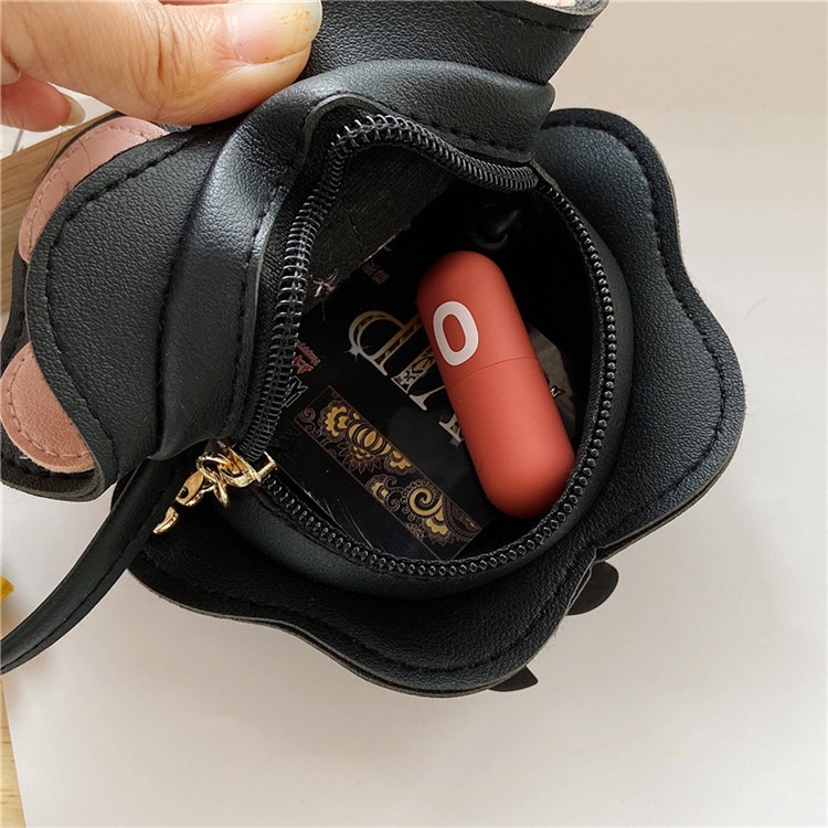 Túi Đeo Chéo Mini Đính Hoa Phong Cách Phương Tây Thời Trang Cho Bé Gái