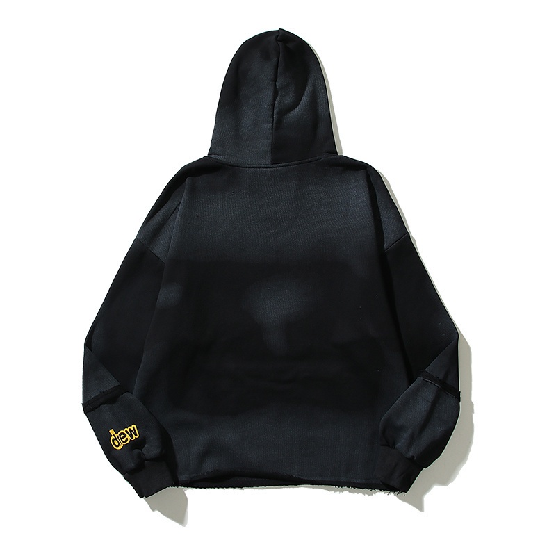 Hàng Bán Chạy Áo Hoodie Cotton Dáng Rộng Tay Dài In Hình Mặt Cười DREWHOUSE Vintage Đơn Giản Cho Nam Và Nữ