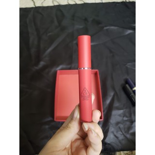 Son 3CE Kem Velvet Lip Tint Màu Best Ever - đỏ thuần