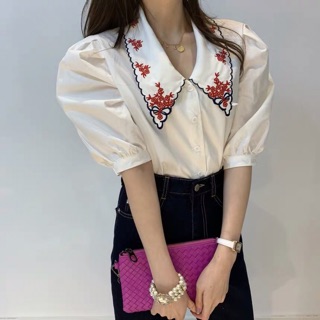 Sơ mi cổ sen / sơ mi bánh bèo