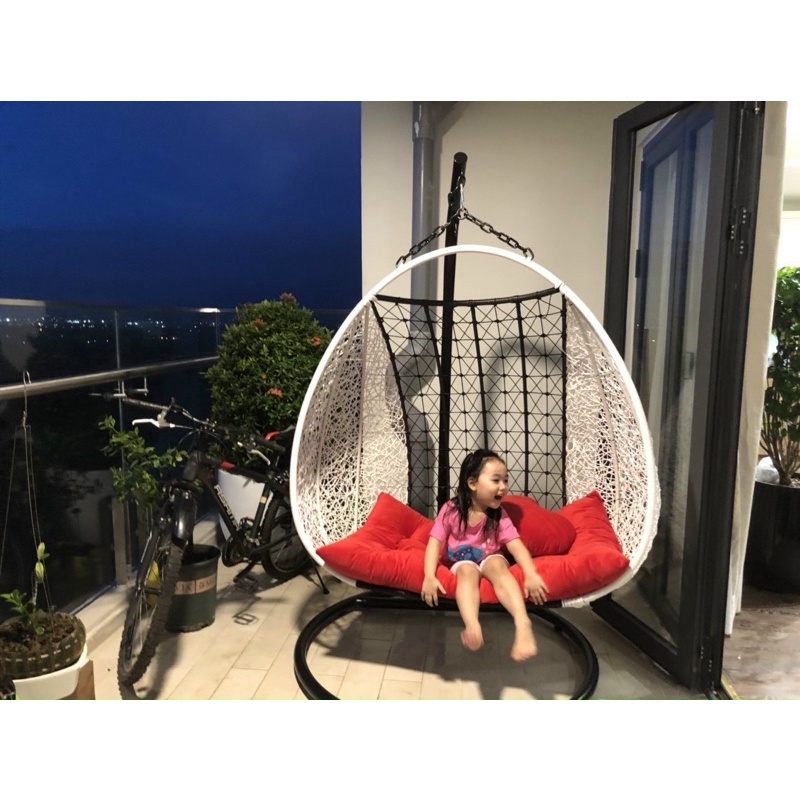 Xích đu đôi đẹp cho quán cafe, nhà hàng, sân vườn