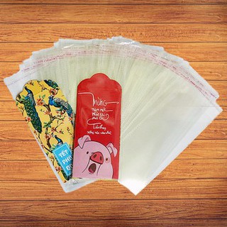 Bao kiếng dán đựng bao lì xì - Xấp 100 gram - Bao nilon đựng bao lì xì